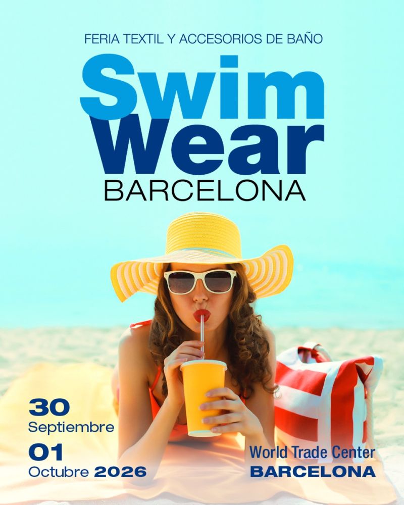 Swimwear Barcelona ha confirmado las fechas de su próxima edición: del 30 de septiembre al 1 de octubre de 2026.