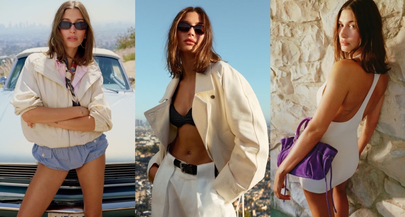 Hailey Bieber protagoniza la nueva campaña de Mango