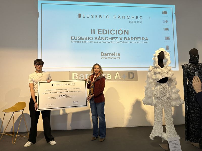 Eusebio Sánchez y Barreira A+D premian a Diego Sempere como talento joven