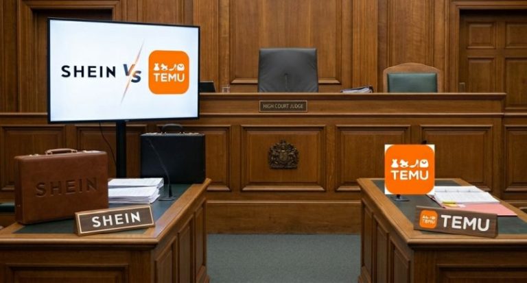 Shein demanda a Temu en Reino Unido por infracciones de derechos de autor