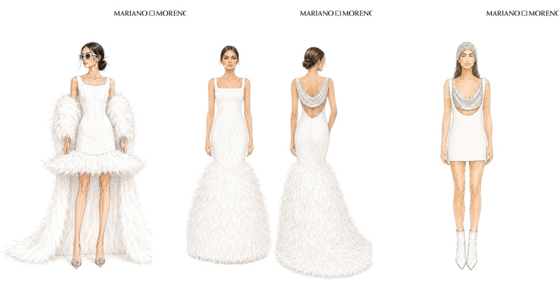 Mariano Moreno diseña el vestido de la campaña de Barcelona Bridal Fashion Week 2027