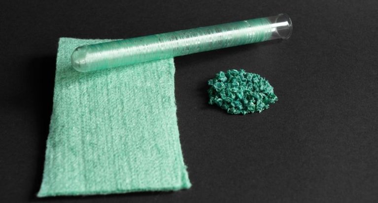 El proyecto GREEN obtiene geotextiles reciclados en el Instituto Fraunhofer
