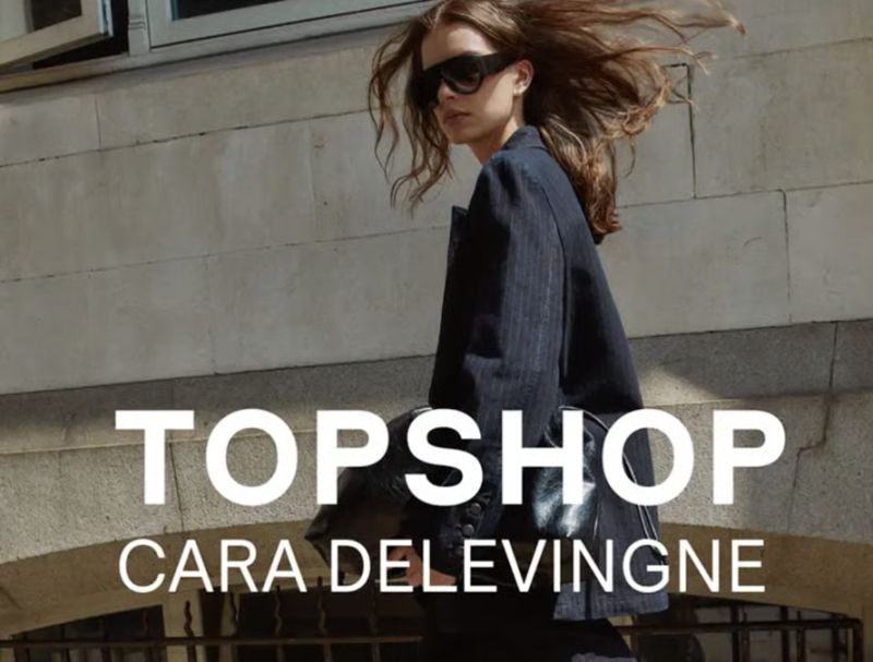 Topshop refuerza su regreso y presenta su primera colección cápsula con Cara Delevingne